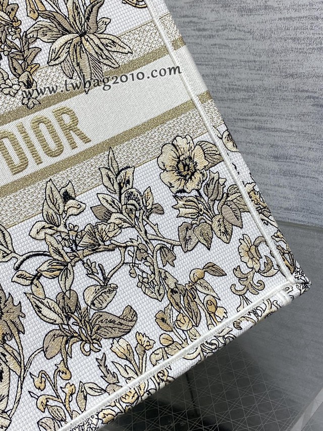 Dior专柜新款TOTE包迪奥高仿原单金色大号购物袋手提托特包 djfk1380